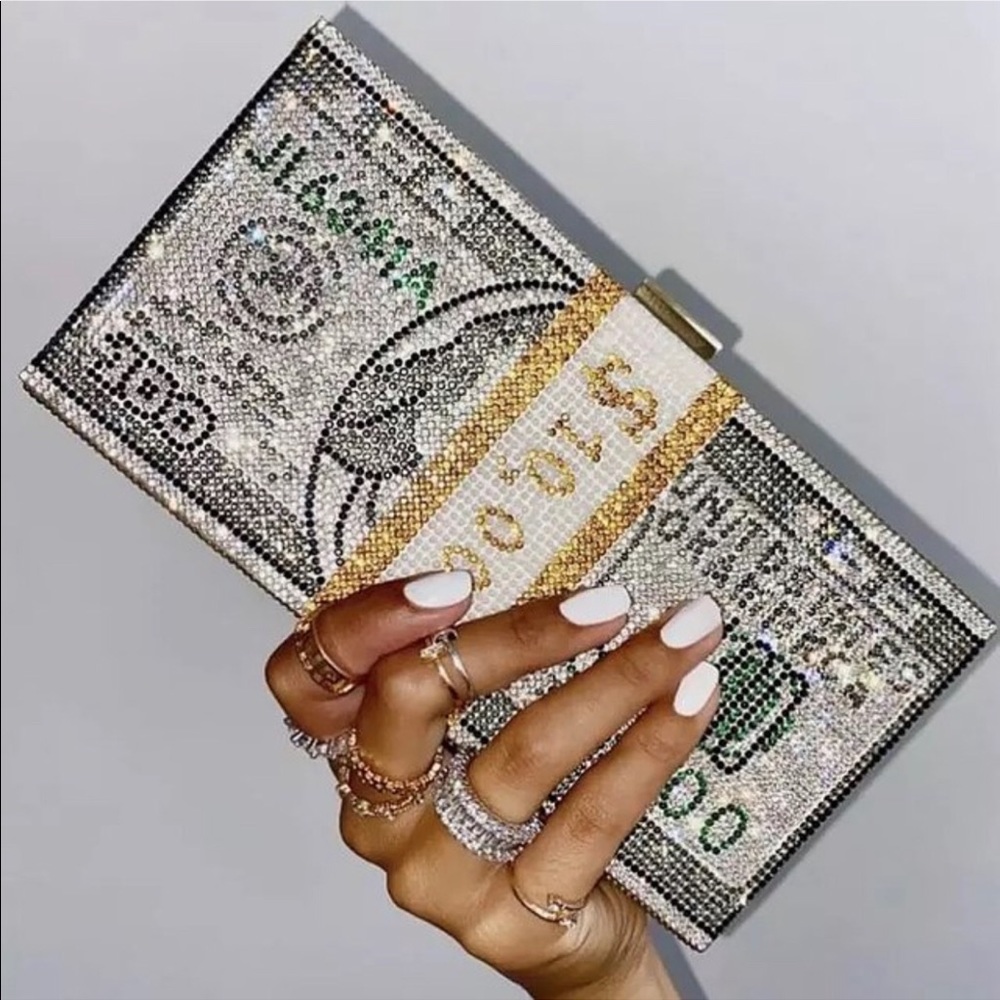 MONEY BAG 💵💵💵 Crystal Diamond Purse